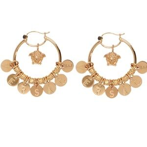 Versace hoop earrings